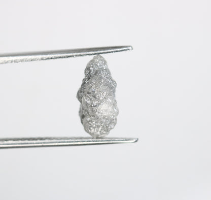 3.48 CT Natural Rough Gray Uncut Diamond | For Uncut Rough Diamond Ring | Raw Diamond For Jewelry | Unique Gift | Antique Raw Diamond Gift