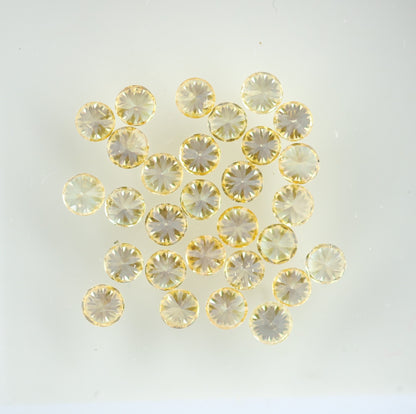 1 Carat Yellow Round Brilliant Loose Diamonds (1.3 - 2.1mm) for Eternity Rings | Perfect for Custom Gold Jewelry Designs