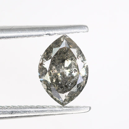 0.50 CT Marquise Shape Salt And Pepper Diamond | Natural Loose Diamonds For Weeding & Earring | For pendant | For Jewelry | For Bracelet