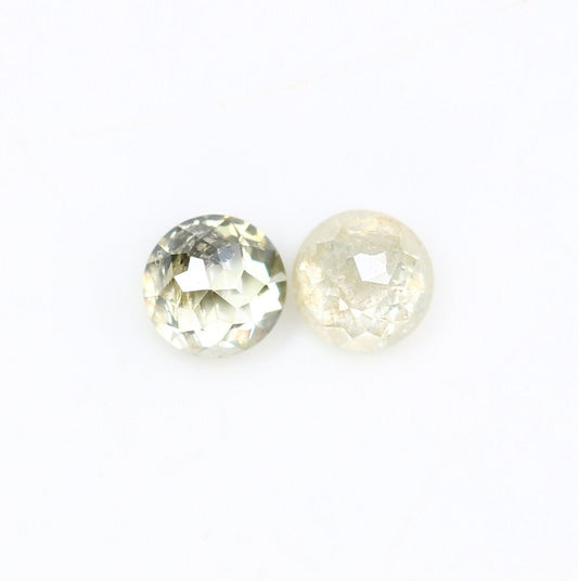 0.65 CT Rose Cut Round Natural Galaxy Diamond For Engagement Ring ll Gift For Wife ll Gift For Fiancé ll Gift For Daughter ll Gift For Mom