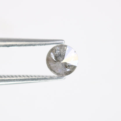 0.40 Carat Natural Salt and Pepper Loose Diamond for Solitaire Wedding Ring | Perfect Gift for Wife, Girlfriend, or Daughter