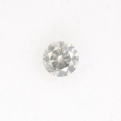 0.40 Carat Natural Salt and Pepper Loose Diamond for Solitaire Wedding Ring | Perfect Gift for Wife, Girlfriend, or Daughter