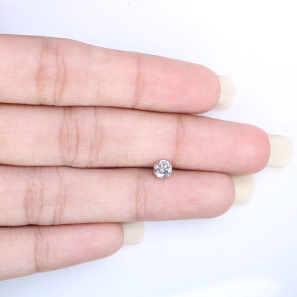 0.40 Carat Natural Salt and Pepper Loose Diamond for Solitaire Wedding Ring | Perfect Gift for Wife, Girlfriend, or Daughter