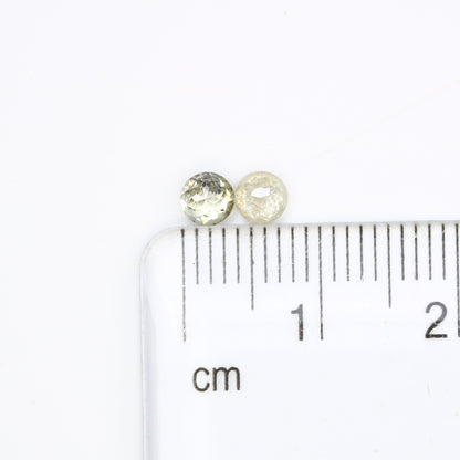 0.65 CT Rose Cut Round Natural Galaxy Diamond For Engagement Ring ll Gift For Wife ll Gift For Fiancé ll Gift For Daughter ll Gift For Mom