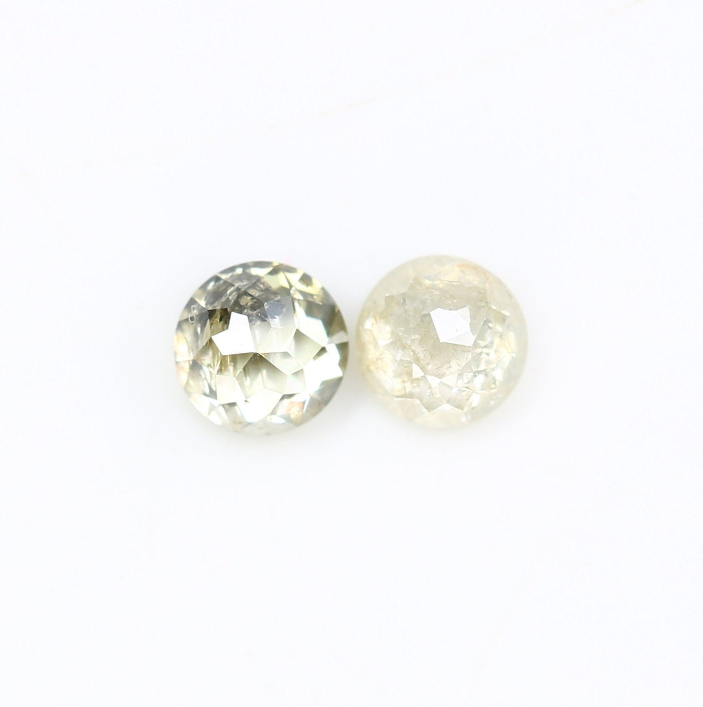 0.65 CT Rose Cut Round Natural Galaxy Diamond For Engagement Ring ll Gift For Wife ll Gift For Fiancé ll Gift For Daughter ll Gift For Mom