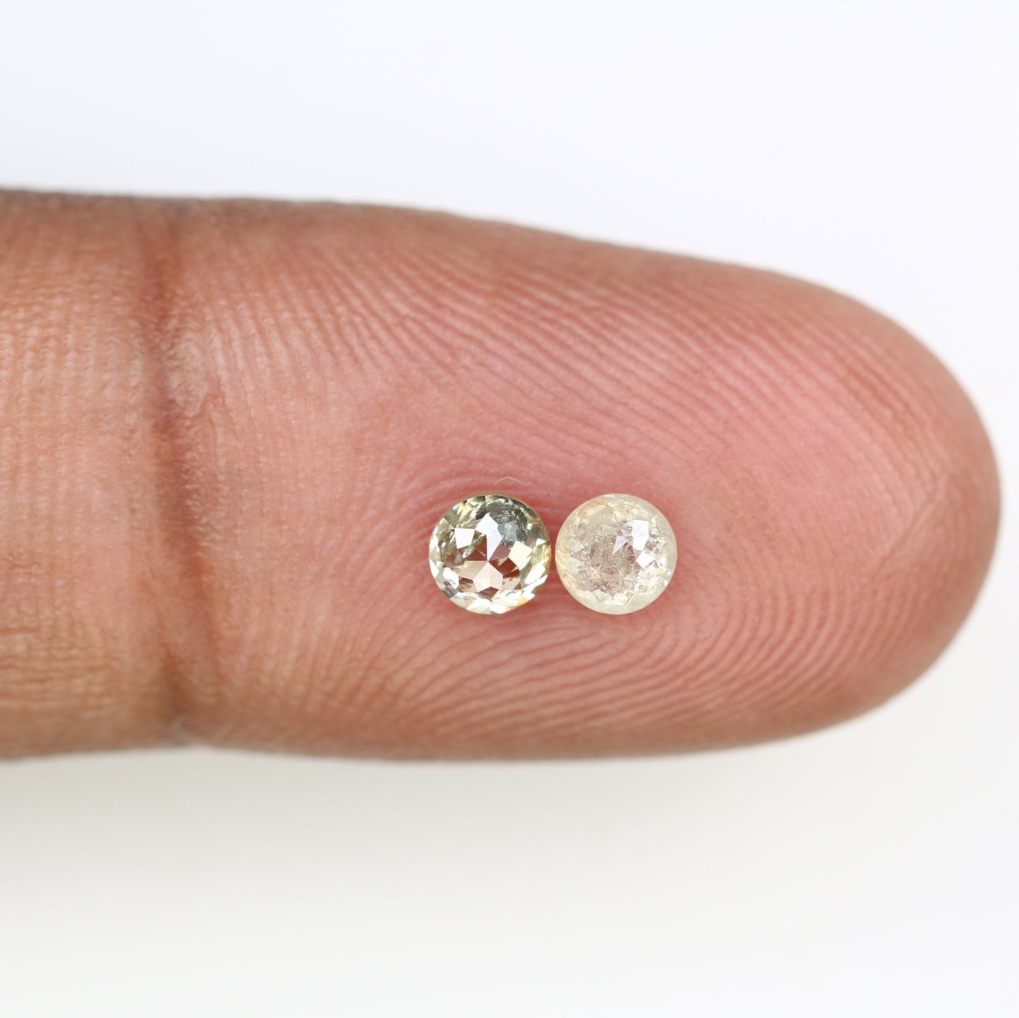 0.65 CT Rose Cut Round Natural Galaxy Diamond For Engagement Ring ll Gift For Wife ll Gift For Fiancé ll Gift For Daughter ll Gift For Mom