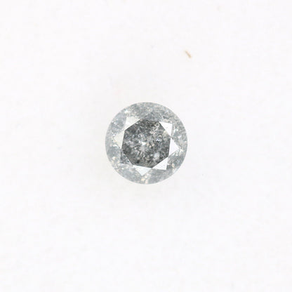0.34 Carat Loose Natural Salt and Pepper Fancy Round Cut Diamond | Ideal for Rings and Custom Jewelry Designs