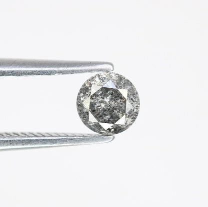 0.34 Carat Loose Natural Salt and Pepper Fancy Round Cut Diamond | Ideal for Rings and Custom Jewelry Designs