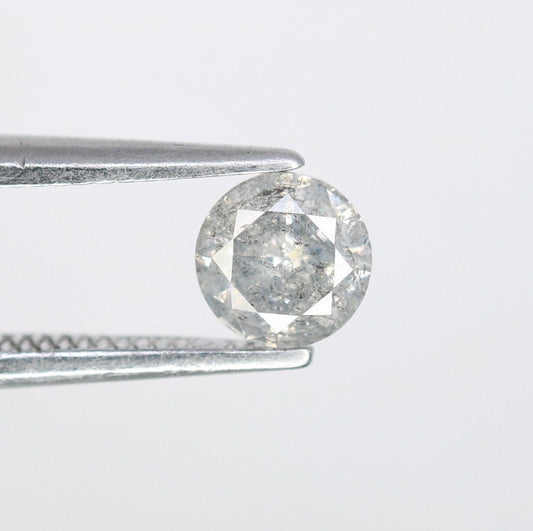 0.39 Carat Salt and Pepper Diamond for Engagement Rings | Perfect Gift for Girlfriend, Wife, Mother, or Her | Custom Gold Ring Jewelry