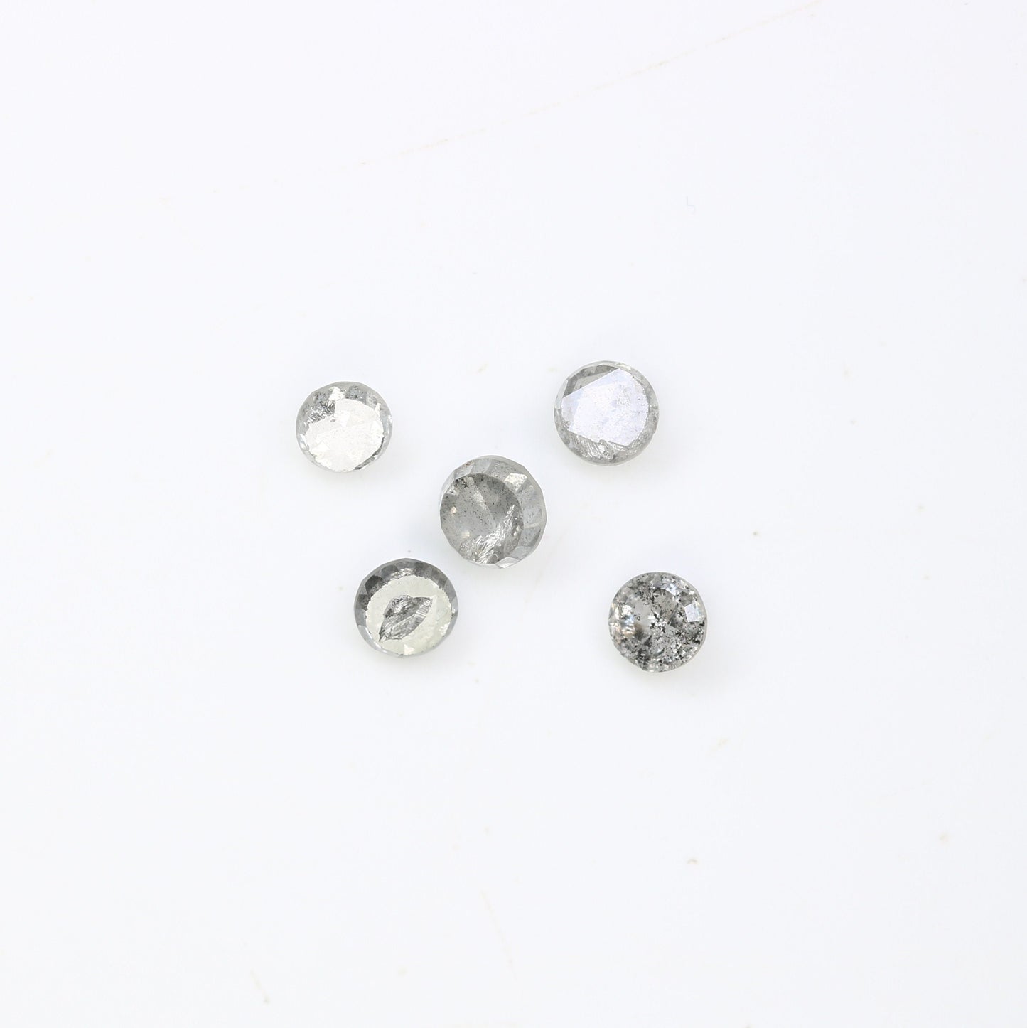 0.64 CT Rose Cut Round Galaxy Diamond For Dainty Ring ll Anniversary Gift ll Wedding Gift  ll Birthday Gift ll Engagement GiftFor Gold Ring