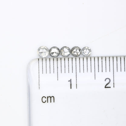 0.64 CT Rose Cut Round Galaxy Diamond For Dainty Ring ll Anniversary Gift ll Wedding Gift  ll Birthday Gift ll Engagement GiftFor Gold Ring