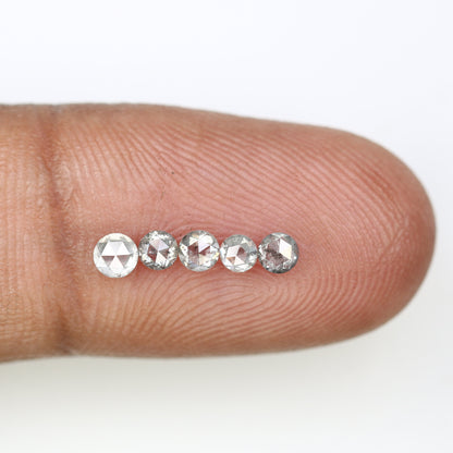 0.64 CT Rose Cut Round Galaxy Diamond For Dainty Ring ll Anniversary Gift ll Wedding Gift  ll Birthday Gift ll Engagement GiftFor Gold Ring