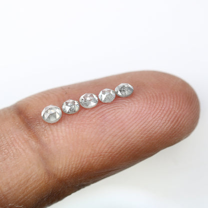 0.64 CT Rose Cut Round Galaxy Diamond For Dainty Ring ll Anniversary Gift ll Wedding Gift  ll Birthday Gift ll Engagement GiftFor Gold Ring