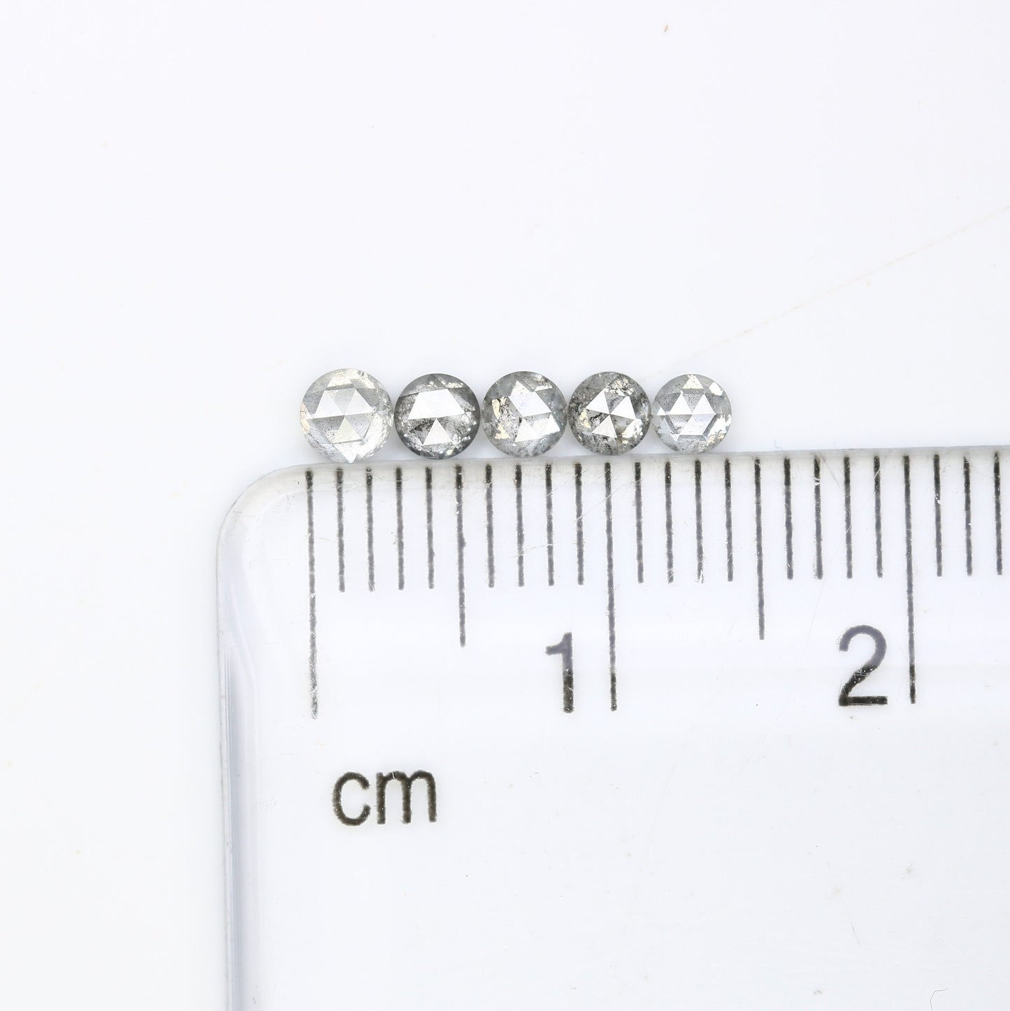 0.64 CT Rose Cut Round Galaxy Diamond For Dainty Ring ll Anniversary Gift ll Wedding Gift  ll Birthday Gift ll Engagement GiftFor Gold Ring