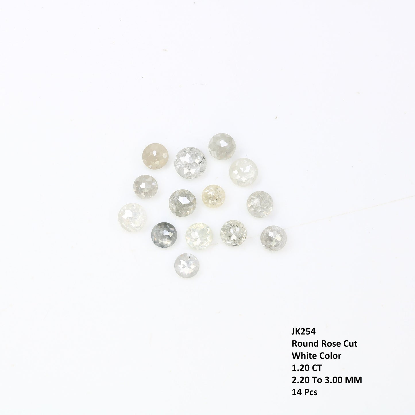 1.20 CT Fancy Round Rose Cut Diamond For Wedding Necklace ll Gift For Wife ll Gift For Bride To Be ll Gift For Girlfriend ll Gift For Mother