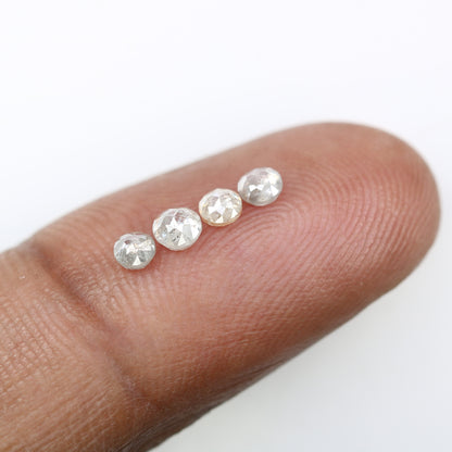 0.68 CT Sparkling Rose Cut Round Diamond For Birthday Gift l Gift For Daughter l Gift For Mother | Gift For Girlfriend l Gift For Wife