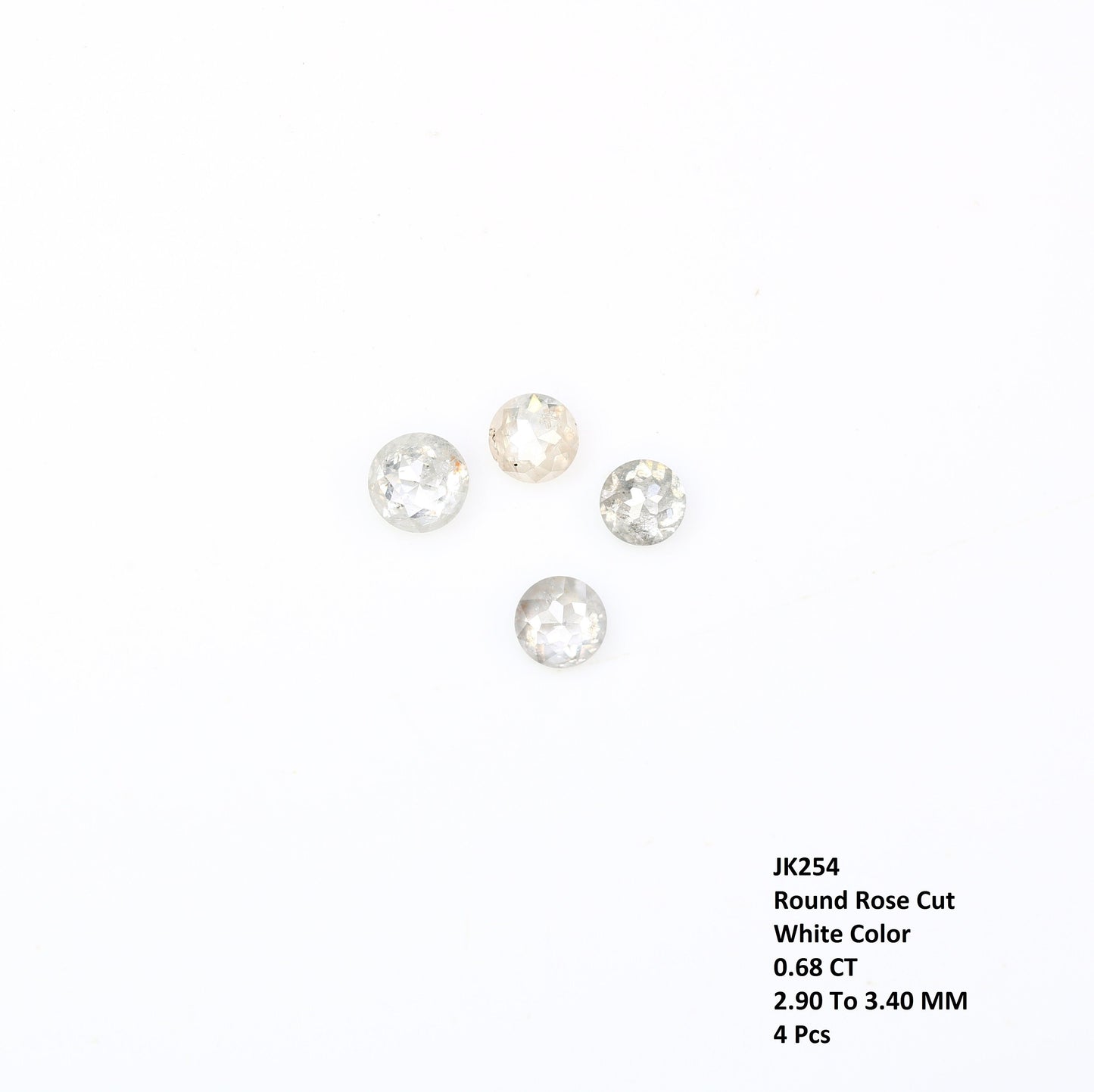 0.68 CT Sparkling Rose Cut Round Diamond For Birthday Gift l Gift For Daughter l Gift For Mother | Gift For Girlfriend l Gift For Wife