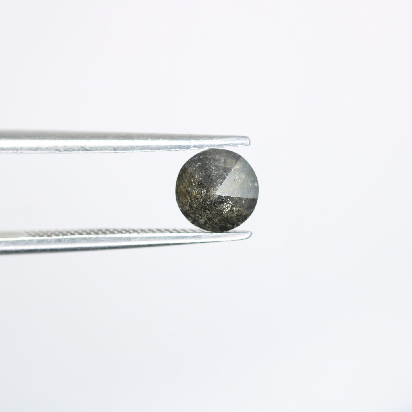 0.70 Carat Natural Round Black Brilliant Cut Salt and Pepper Diamond | Loose Gem for Jewelry Making | Wholesale Price for Earrings, Necklace