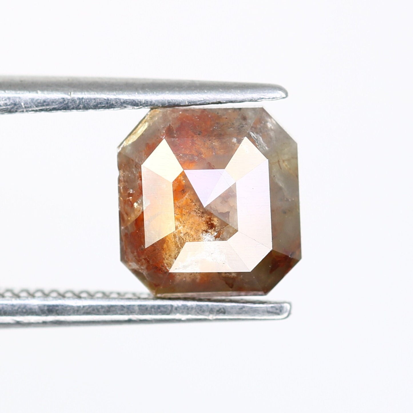 1.19 CT Fancy Salt and Pepper Emerald Shape Diamond - Natural Loose Emerald Cut Diamond - Emerald Engagement Ring - LABORDAY Offer