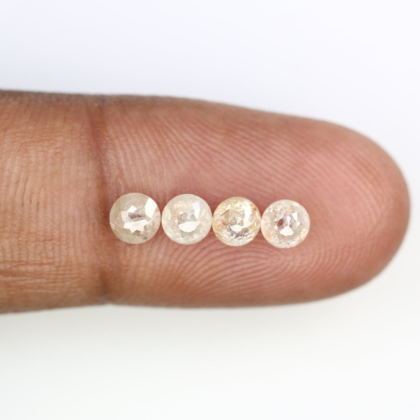 1.5 TCW Rose Cut Round Real Loose Diamond For Wedding Band ll Engagement Gift ll Anniversary Gift ll Birthday Gift  ll Bride To Be Gift