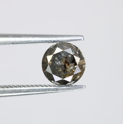 Natural Salt and Pepper Loose Diamond | Round Rose Cut & Brilliant Cut for Jewelry Making | Ideal for Earrings and Pendants |Wholesale Price