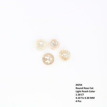 1.5 TCW Rose Cut Round Real Loose Diamond For Wedding Band ll Engagement Gift ll Anniversary Gift ll Birthday Gift  ll Bride To Be Gift