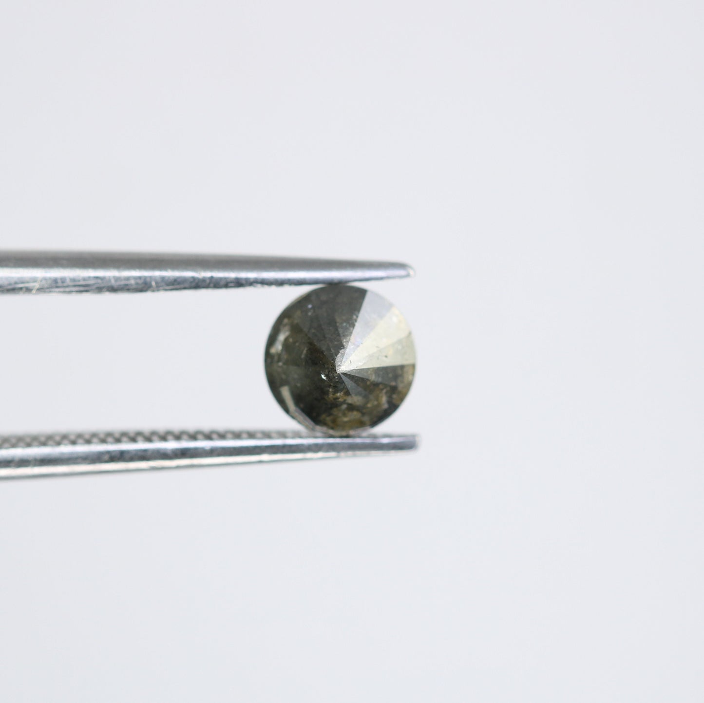0.71 Carat Natural Salt and Pepper Round Brilliant Cut Loose Galaxy Diamond | Ideal for Jewelry Making | Wholesale Price for Custom Designs