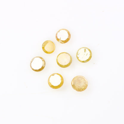 0.70 TCW Loose Yellow Rose Cut Round Real Loose Diamonds For Wedding Band ll Gift For Wife ll Gift For Girlfriend ll Gift For Best Friend