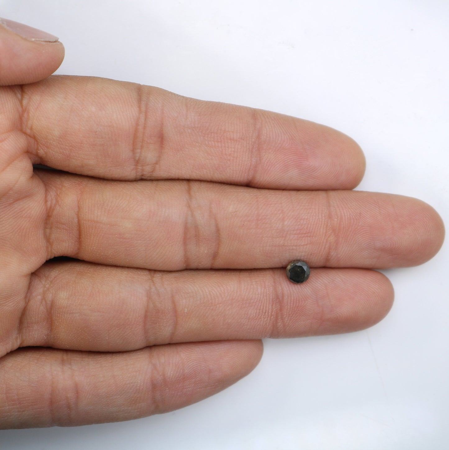 0.71 Carat Natural Salt and Pepper Round Brilliant Cut Loose Galaxy Diamond | Ideal for Jewelry Making | Wholesale Price for Custom Designs