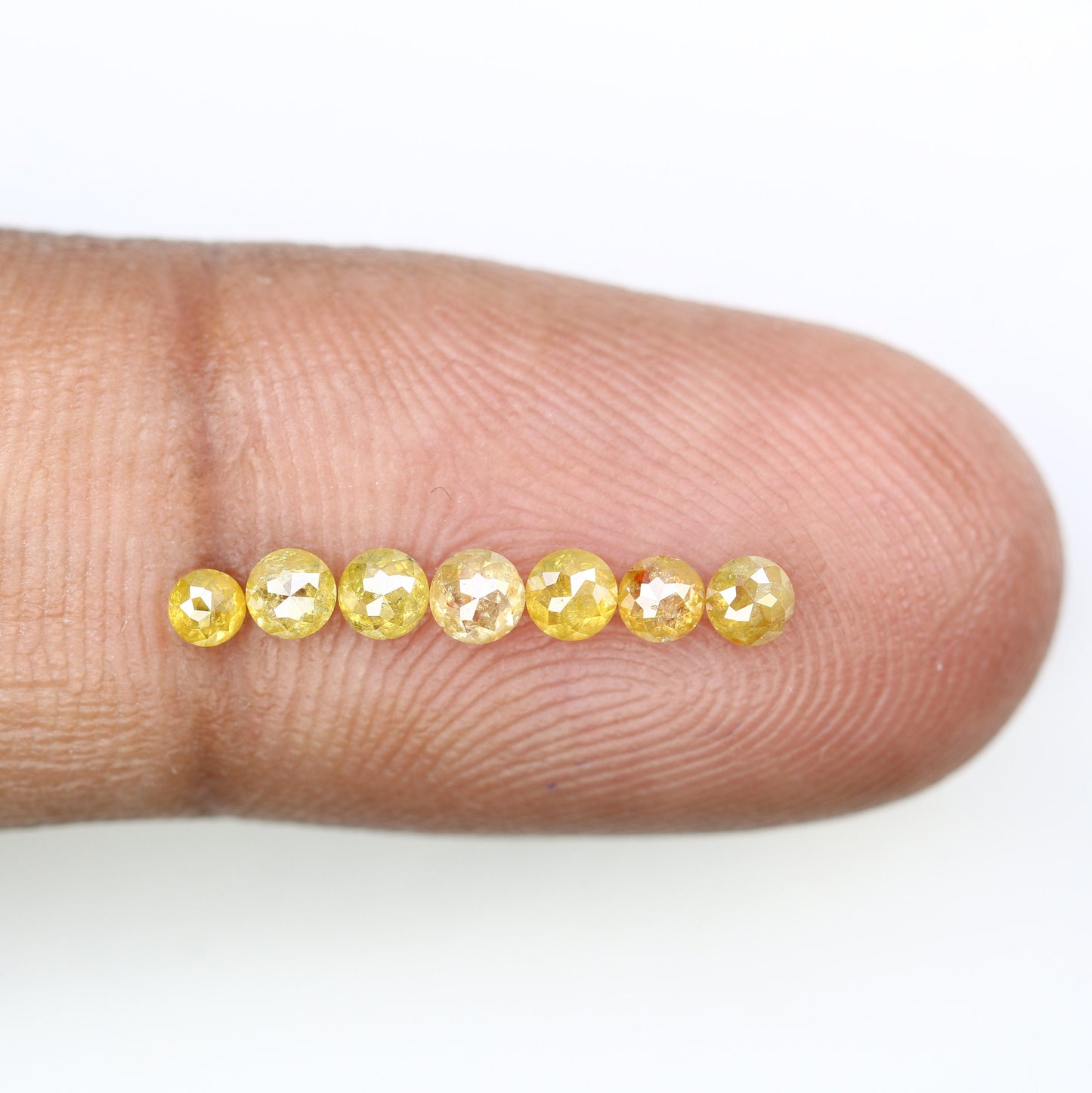 0.70 TCW Loose Yellow Rose Cut Round Real Loose Diamonds For Wedding Band ll Gift For Wife ll Gift For Girlfriend ll Gift For Best Friend