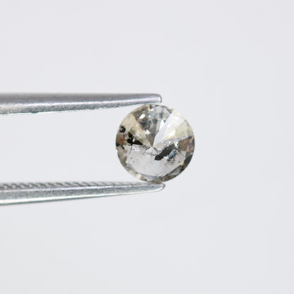 0.40 Carat Salt and Pepper Diamond for Engagement Ring | Perfect for Custom Gold Rings | Unique and Elegant Jewelry