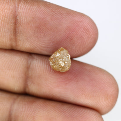 2.38 CT Natural Rough Yellow Diamond | Raw Conflict Diamond | Raw Loose Diamond For Ring | Raw Uncut Diamond | Rough Diamond Jewelry Gift