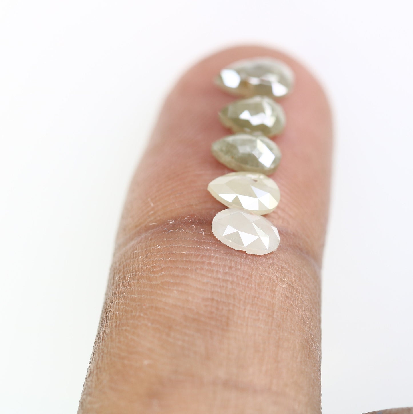 2.06 CT Pear Shaped Salt and Pepper Natural Diamond for Engagement Ring | Wedding Ring | Unique Loose Diamond for Gold Ring Jewelry