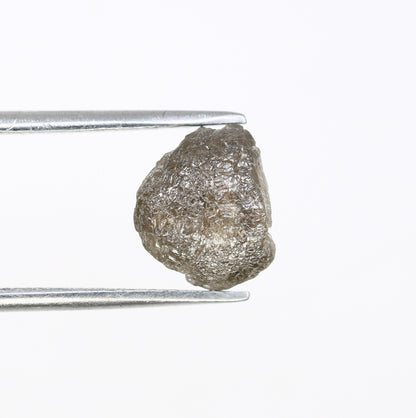 1.72 CT Uncut Raw Salt and Pepper - Loose Rough Diamond - Raw Irregular Shape - Customize Jewelry - Sale Offer - Christmas Gift
