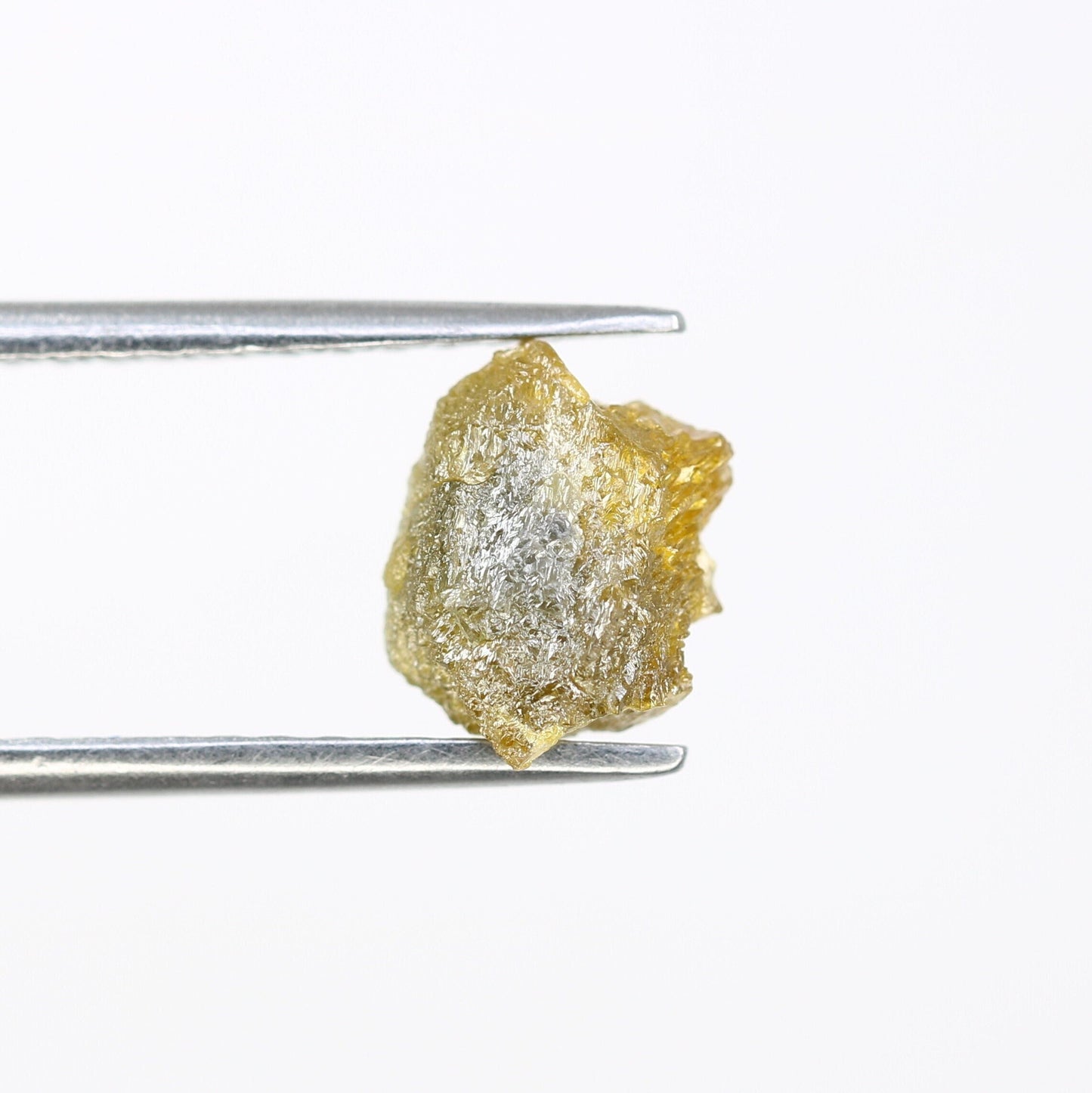 1.95 CT Yellow Uncut Raw Salt and Pepper - Loose Rough Diamond - Raw Irregular Shape - Customize Jewelry - Sale Offer - Christmas Gift