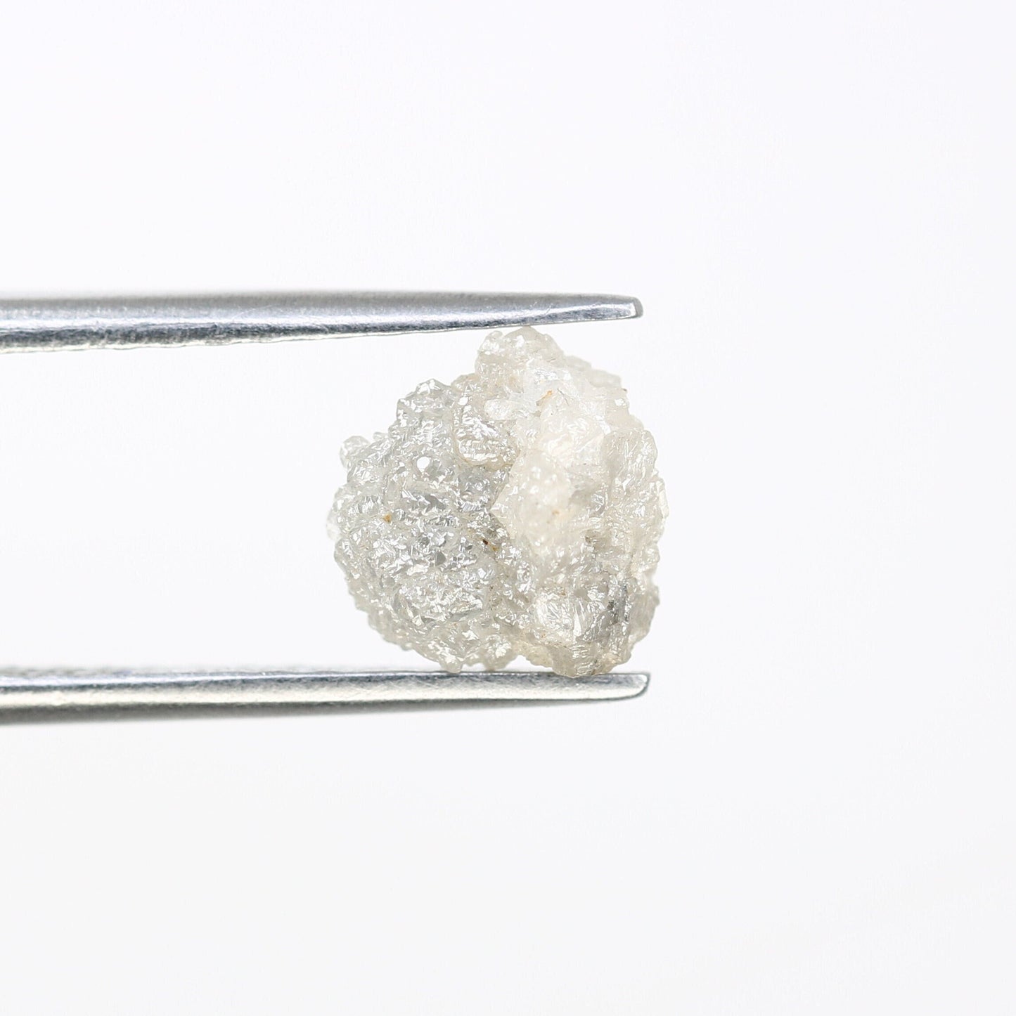 1.86 CT Grey Uncut Raw Salt and Pepper - Loose Rough Diamond - Raw Irregular Shape - Customize Jewelry - Sale Offer - Christmas Gift