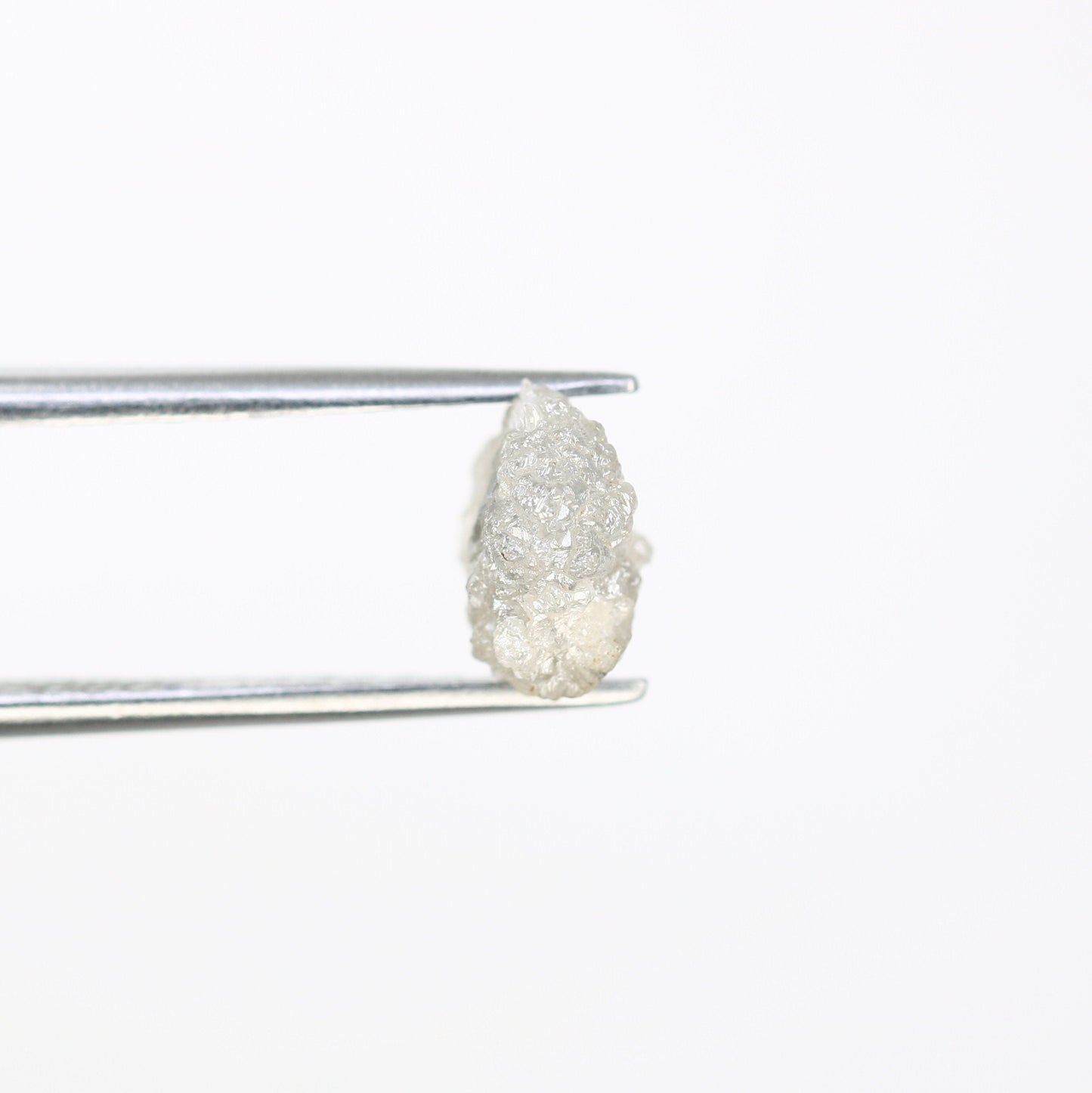 1.86 CT Grey Uncut Raw Salt and Pepper - Loose Rough Diamond - Raw Irregular Shape - Customize Jewelry - Sale Offer - Christmas Gift