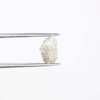1.86 CT Grey Uncut Raw Salt and Pepper - Loose Rough Diamond - Raw Irregular Shape - Customize Jewelry - Sale Offer - Christmas Gift