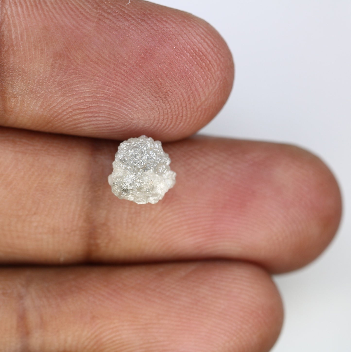1.86 CT Grey Uncut Raw Salt and Pepper - Loose Rough Diamond - Raw Irregular Shape - Customize Jewelry - Sale Offer - Christmas Gift