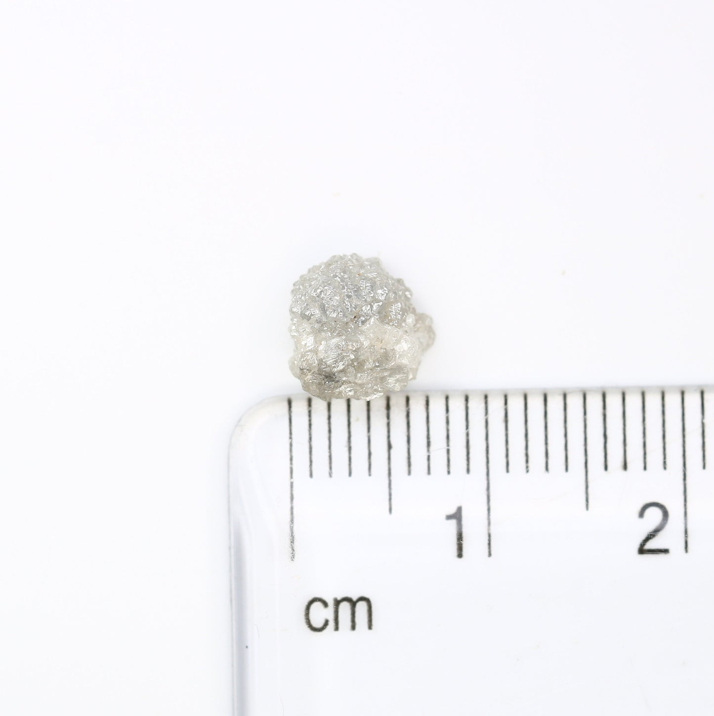 1.86 CT Grey Uncut Raw Salt and Pepper - Loose Rough Diamond - Raw Irregular Shape - Customize Jewelry - Sale Offer - Christmas Gift