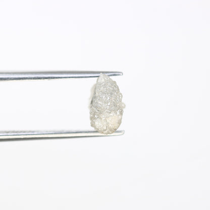 1.86 CT Grey Uncut Raw Salt and Pepper - Loose Rough Diamond - Raw Irregular Shape - Customize Jewelry - Sale Offer - Christmas Gift