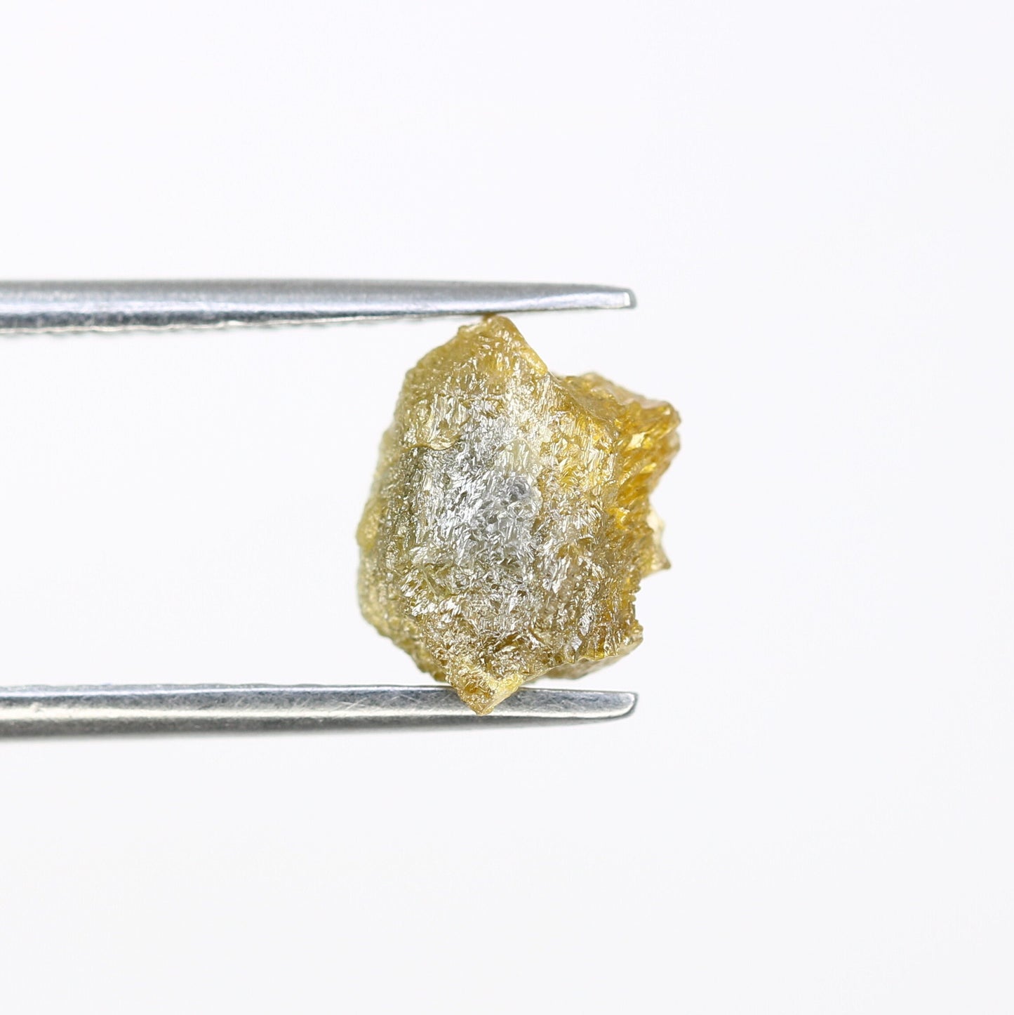 1.95 CT Yellow Uncut Raw Salt and Pepper - Loose Rough Diamond - Raw Irregular Shape - Customize Jewelry - Sale Offer - Christmas Gift