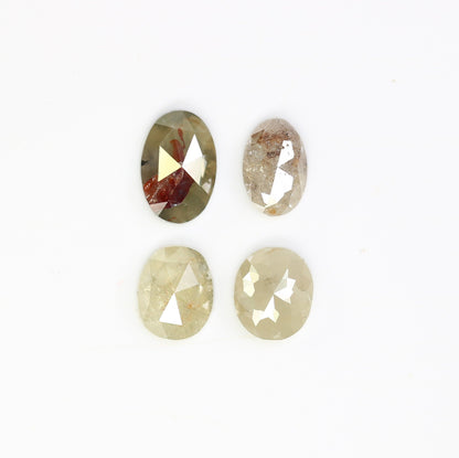 1.54 CT Loose Oval Rustic Diamond - Perfect for Gold Rings & Unique, Elegant Jewelry Designs