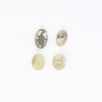 1.54 CT Loose Oval Rustic Diamond - Perfect for Gold Rings & Unique, Elegant Jewelry Designs