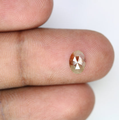0.66 CT Rose Cut Oval Diamond - Elegant Ring for Gold Jewelry & Stunning, Unique Design