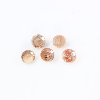 1.54 CT Peach Rose Cut Round Real Loose Diamonds For Promise Ring ll Gift For Girlfriend ll Gift For Her ll Gift For Best Friend Diamonds