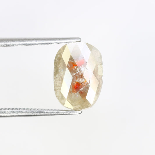 1.16 CT Oval Slice Grey Diamond - Perfect for Gold Rings & Unique, Elegant Jewelry Designs