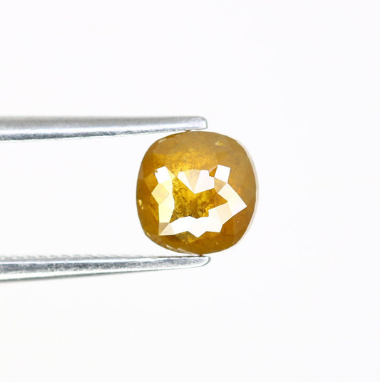 0.67 CT Yellow Cushion Cut Diamond - Perfect for Statement Ring & Stunning Gold Jewelry Design