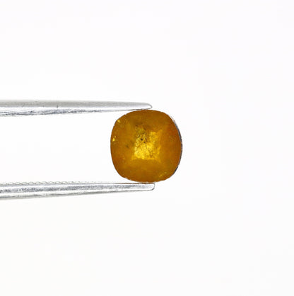 0.67 CT Yellow Cushion Cut Diamond - Perfect for Statement Ring & Stunning Gold Jewelry Design