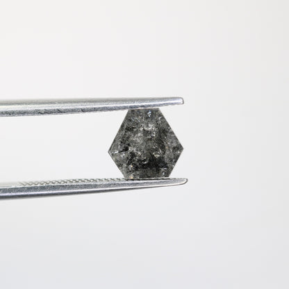 0.92 CT Salt and Pepper Natural Loose Diamond, Triangle Cut for Handmade Necklace Pendant, Diamond Bracelet Engagement Gold Ring For Women